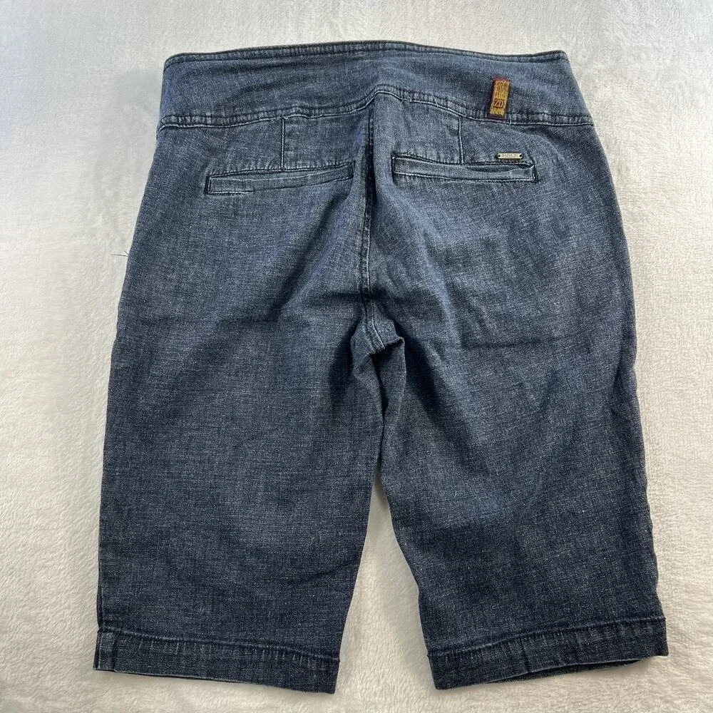Y2K Zana Di‎ Jrs 9 Bermuda Shorts Low Rise Blue Denim Sailor Long Street Grunge